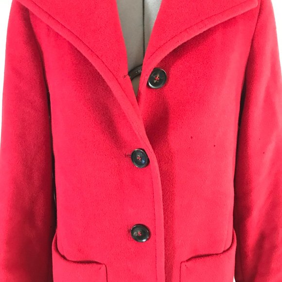 Schneiders Salzburg Sz 8 Wool Angora Blend Coat Single Breasted - Picture 10 of 10